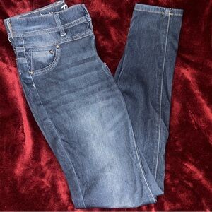 Justice Dark Blue Skinny Jeans 16